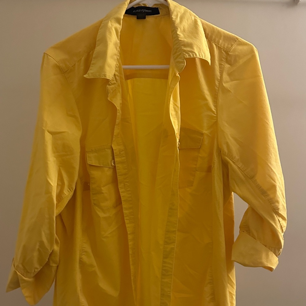 Ashley Stewart Vibrant Yellow Shirt